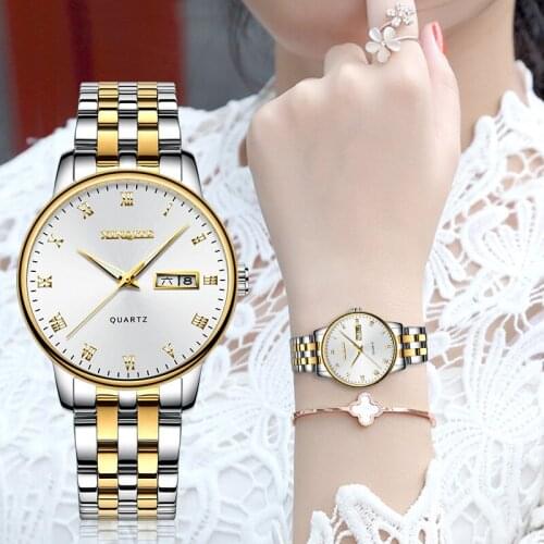 2019 New Gold Watch Women Watches Ladies Creative Steel Womens Bracelet Watches Female Clock Relogio Feminino Montre Femme