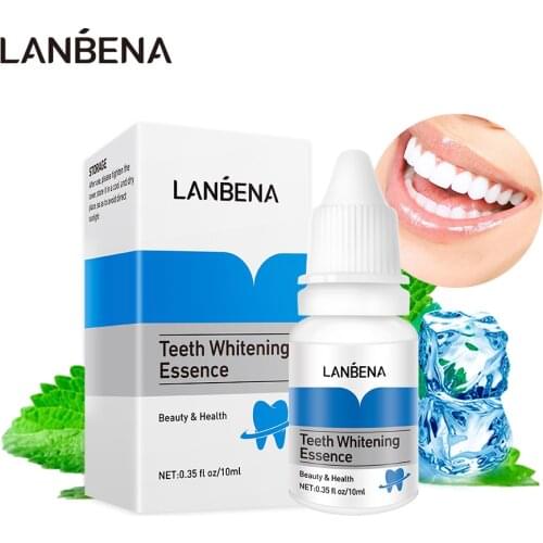 LANBENA Teeth Whitening Essence Powder Oral Hygiene Cleaning Serum Removes Plaque Stains Tooth Bleaching Dental Tools Toothpaste