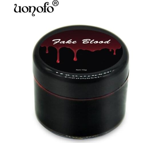 Halloween Makeup Ultra-realistic Fake Blood Face Body Paint Wounds Scars Bruises Cosplay Party Vampire Decorations Supplies