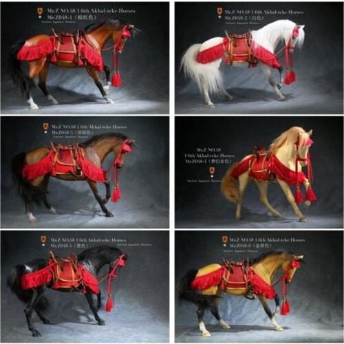IN STOCK Mr.Z 1:6 MRZ048 Akhal-Teke Horses Resin Animal Statue Toys