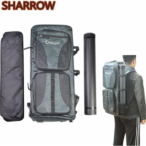 1Set Archery Tactical Backpack Bow Bag Back Pack Bag Case Pouch Holder Bow Bag For Recurve Bow Outdoor Shooting Accessories