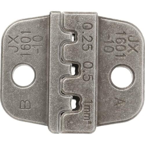 1Pcs New JX-1601-10 Alloy Steel 26-16 AWG Die Mold For Ratchet Crimping Pliers