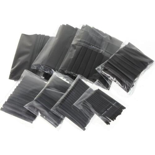 150pcs Polyolefin 2:1 Halogen-Free Heat Shrink Tubing Tube Sleeving Kit 1mm 2mm 3mm 4mm 6mm 8mm 10mm 13mm Heatshrink Tubes