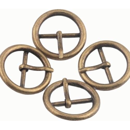 25mm Bronze Adjuster Buckle Slide Buckle Purse Backpack Belt Buckle Handbag Webbing Hardware Bag Clasp Luggage Round Strap