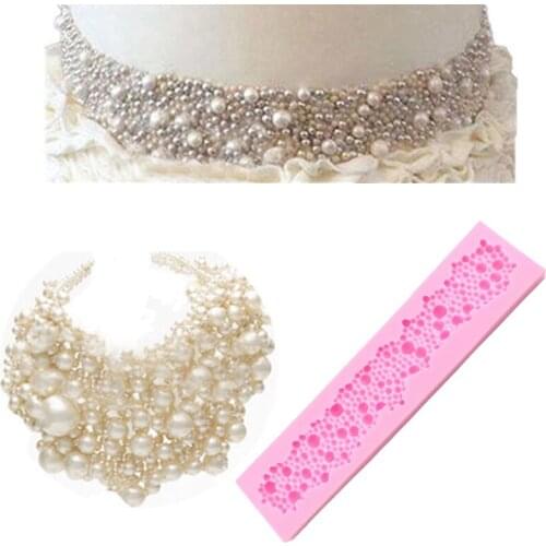 3D Round Pearls Bubbles Mold Silicone Fondant Mould Cake Decor Chocolate Baking Molds