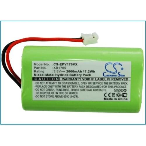 Cameron Sino 2000mAh battery for EURO PRO Shark V1705 V1705i XB1705