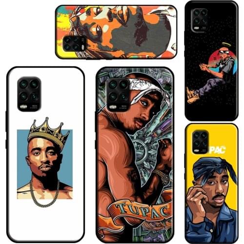 Tupac 2pac Phone Case For Xiaomi Mi 10T Pro 9 10 11 Lite Ultra A3 POCO F3 F1 F2 M3 Pro X3 Soft Cover