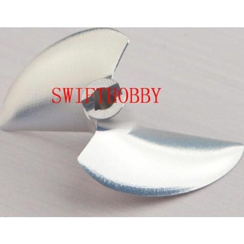 CNC 3/16 Aluminum Propeller 55mm Positive 2 bladed 5514 Prop P1.4 RC Boat