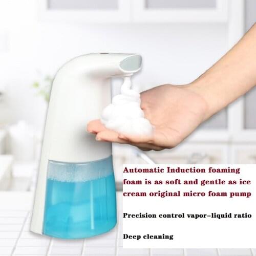 0.65s Infrared Sensor Smart Automatic Induction Liquid Soap Dispenser Hand-free Shampoo Foaming Hand Washer Bathroom Smart Homes