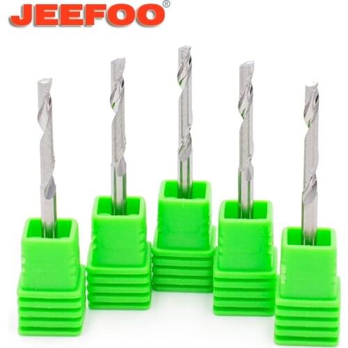 Aluminum 1PCS Single Flute Milling cutters for Aluminum CNC Tools Solid Carbide,aluminum composite panels 1/8" A Series