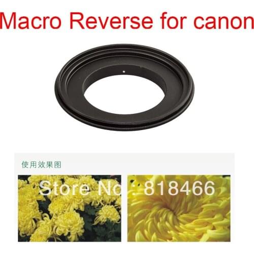 Free shipping Aluminum 67mm Macro Reverse lens Adapter Ring for CANON camera EOS 67 EF Mount 5d 50d 60d 5d2 7d 70d 18-135mm lens