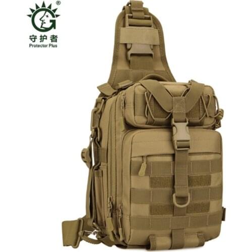 Male bag high quality nylon Outdoor Military camouflage fishing chest bag multi functional fishing gear back rod bag leisure bag