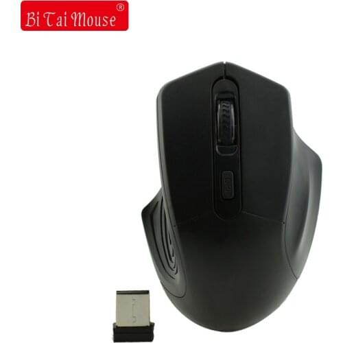 Bts-108 2.4G Wireless Optical Mice 4 Buttons And USB Recieve 1600DPI 10M Working Distance Mouses For Laptop Computer