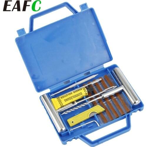 New 11pcs Car Tire Repair Tool Tire Repair Kit Studding Tool Set Motorcycle Bike Tyre Puncture Repair Kit Garage Car Accessories