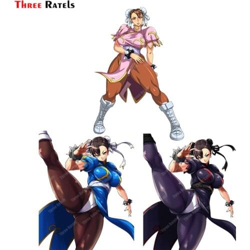 Three Ratels A800 Chun Li Fighter Sticker For School Gifts Skateboard Laptop Luggage Decoration Decals Waterproof Vinyl Material