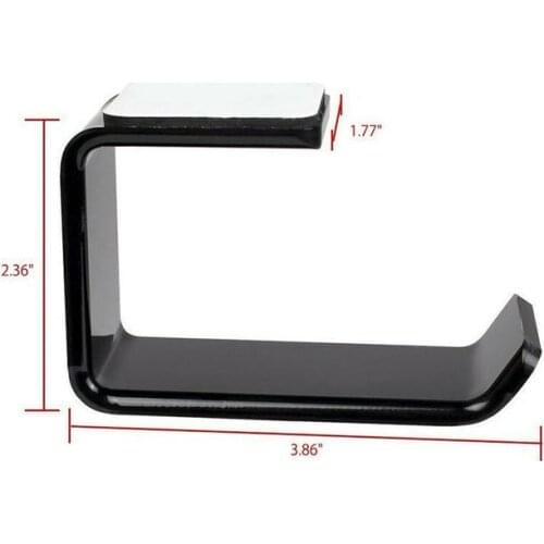 Desk Headphone Stand Acrylic Headphone Bracket Wall Mounted Headset Holder Sticky Display Stand Hanger For Earphone