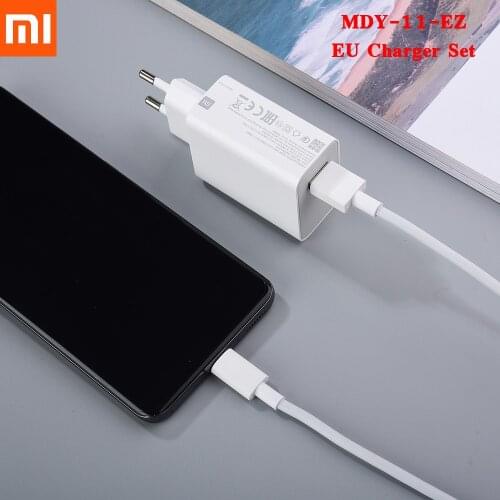 MDY-11-EZ Original 33W Xiaomi Charger EU Plug Turbo Charge Power Adapter 6A Type C Data Transmission Cable For Mi 11 Lite 11i