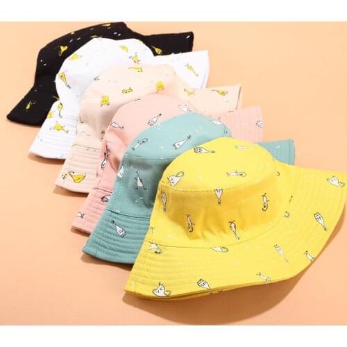 New Soft Girl Mens Bucket Hat Reversible Fisherman Hat Sunscreen Summer Outdoor Leisure Sun Protection Hat Unisex Panama Cap