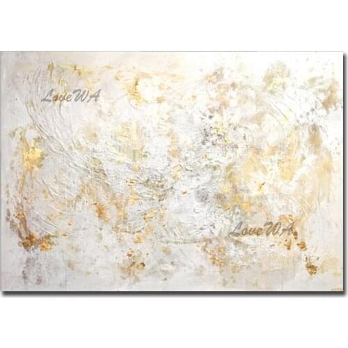 Hand-painted Gold Texture Abstract Design Oil Painting Modern Home Wall Decoration Piece Panel Art Unframed Artwork Paintings