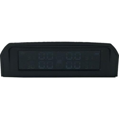 Auto LCD LED Display TPMS Tire Pressure Monitoring System 4 External Sensors