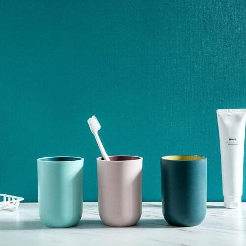 Bathroom Tumblers Store toothbrushes toothpaste and cleaning supplies bHousehold daily necessities