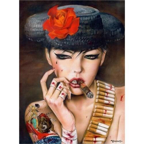 High quality Oil painting Canvas Reproductions Mata Adore You Forever by Brian M.Viveros Painting hand painted