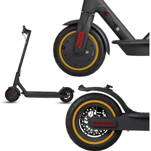 Scooter Wheel Hub Protective Reflect Sticker for Xiaomi M365 Pro Wheel Hub Reflective Sticker for Ninebot G30 Electric Scooter