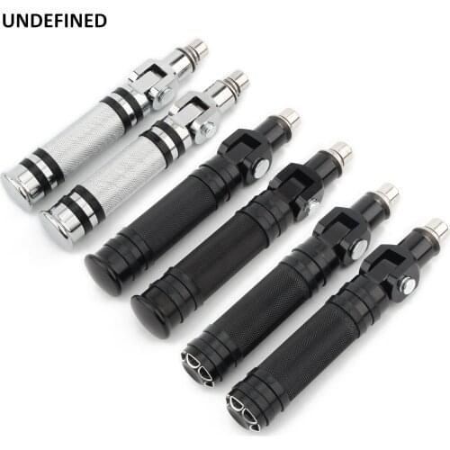 10mm Universal Foot Pegs Motorcycle Footpegs Folding Footrests Pedals Racing For Honda Kawasaki Ducati Suzuki SV650S Katana 750