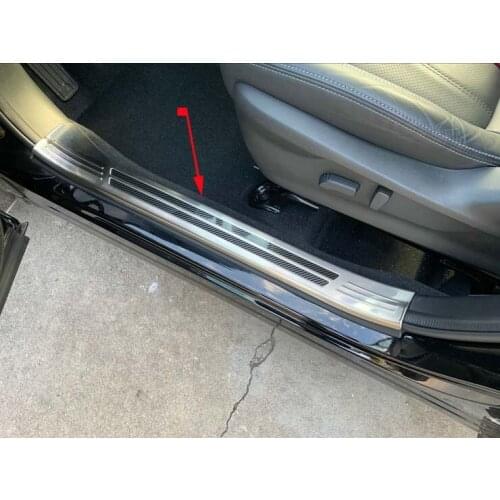Car Inner Door Side Protector Bumper Cover Trims New Moulding Fiber For 2019-2021 Subaru Forester 4PCS