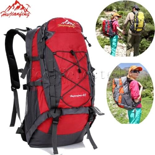 40L Waterproof Climbing hiking backpacks Travel Backpack Bike Bicycle Bag Camping Hike Laptop Daypack Rucksack Outdoor Men Women