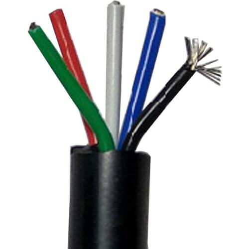 5 Cores Silicone Cable Wire Electronic Soldering Iron STC-T12 Line Welding Station Handle High Temperature Resistance