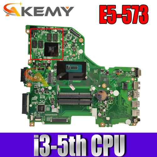 AKEMY N9.VB5WW.001 DA0ZRTMB6D0 REV D N9VB5WW001 for acer aspire E5-573 laptop motherboard NVIDIA 920M I3-5005U