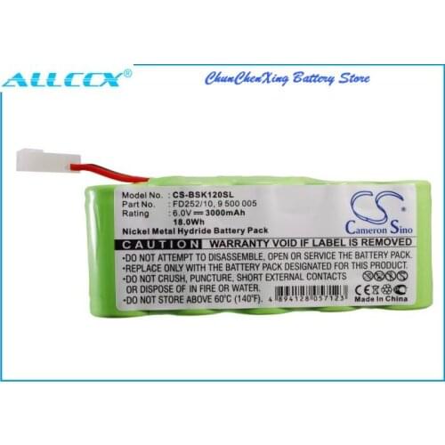 Cameron Sino 3000mAh Battery for BOSCH Rollfix 861E, D870E, D962E, FDD087, FDD087D, Roll-Lift K10, K12, Somfy D14, K10, K12, K8