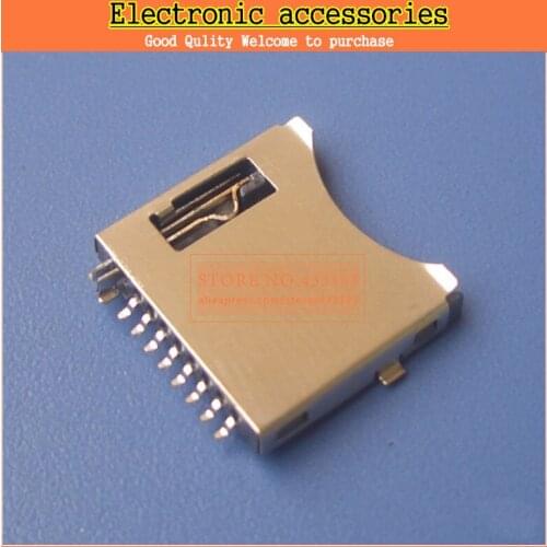 Free shipping 20 Pcs Micro SD TF Memory Card Sockets Connectors Slots DIY Repair Parts