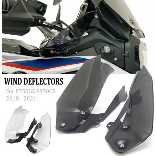 Motorcycle Side Panels Front Wind Deflector Pair Windshield Windscreen Plate Handguard Cover For BMW F750GS F850GS F 750 850 GS