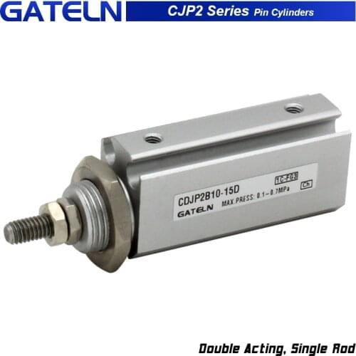 CJP2B series SMC Double acting Single rod Pin Cylinder CJP2B6 10 16-5/10/15D with magnetic CDJP2B6-5D CDJP2B10-10D