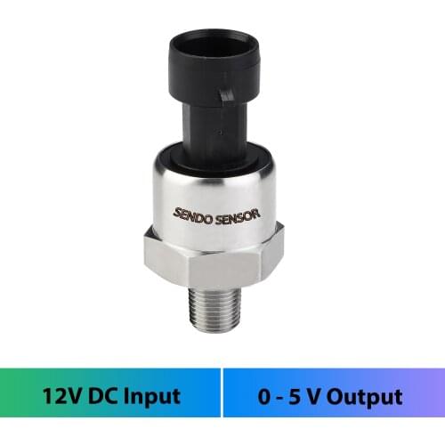Stainless steel pressure sensor, 0 40 bar, 60bar, 100 bar, 10mpa, 6mpa, 0 5 V output, 12Vdc, 24 V power, g 18, g 14 male thread