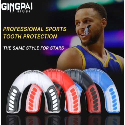 1 Pc Sport Training Mouth Guard EVA Teeth Protector Kids Adults Mouthguard Tooth Brace Protection Basketball Rugby Boxing Karate
