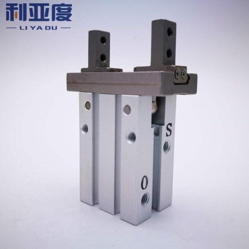 MHZL2-20D SMC type finger air cylinder long stroke parallel open and closed type gas claw pneumatic finger MHZL2-20D1 MHZL2-20D2