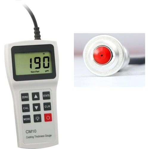 CM10N mini style digital car paint coating thickness meter gauge measurement 0-2000 microns