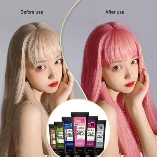 200ml Multifunctional Hair Coloring Conditioner Long Lasting Improve Frizz Color Locking Repair Complementary Conditioner for Da