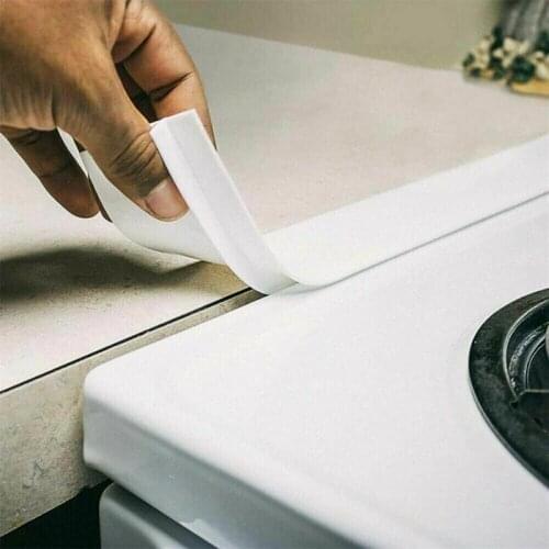 Kitchen Stove Counter Cover T-shaped Strip Waterproof Silicone Stove GapCaulk Tape Filler Tool SDF-SHIP