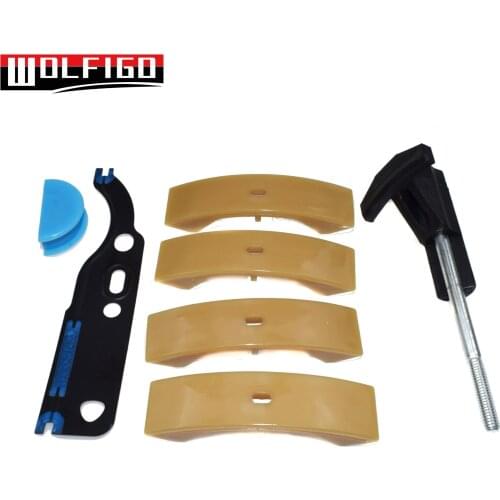 WOLFIGO New Camshaft Timing Chain Tensioner Pad Casket Fits Audi A8 A6 VW Passat Beetle 058109217B/ 058109088B/ 058109088D