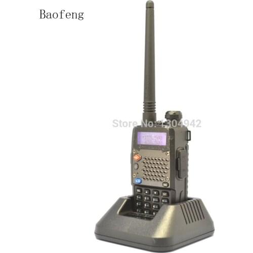 2PCS Black BaoFeng UV-5RD Amateur Ham Dual Band Two Way Radio VHF/UHF 136-174&400-520MHz Walkie Talkie With Free Shipping