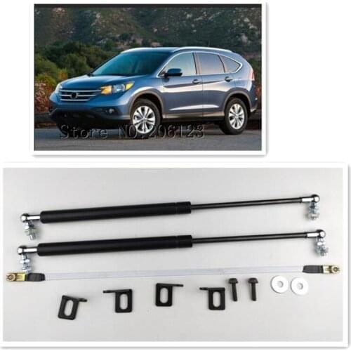 2pcs Engine cover Auto Boot Ascensor de apoyo Gas Struts Spring 2012 2013 2014 2015 2016 for Honda CRV