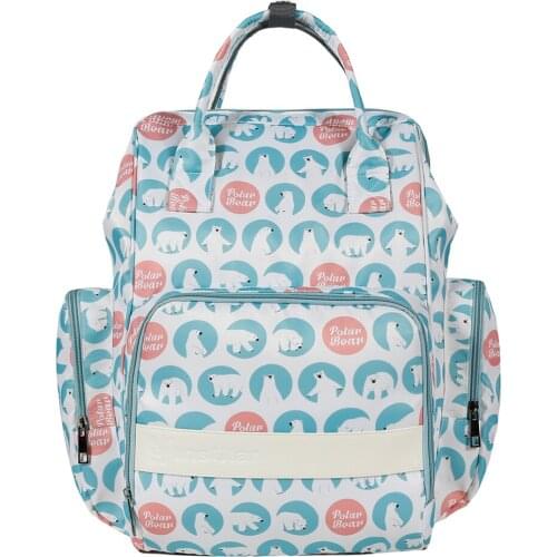 2021 New Baby Diaper Backpack Bag Large Capacity Waterproof Portable Travel Nursing Handbag Mummy Travel Stroller Bags