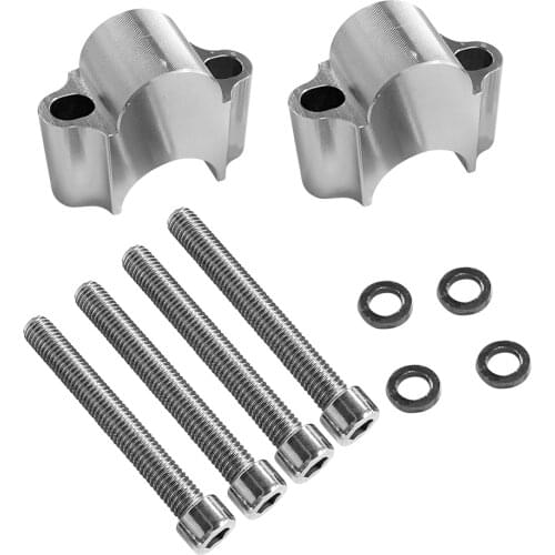 Universal CNC Aluminum Motorcycle Handlebar Riser Kit 8/11 Inch Bar Clamps 22/28mm For Bmw Suzuki Honda Yamaha ATV Motorcycle