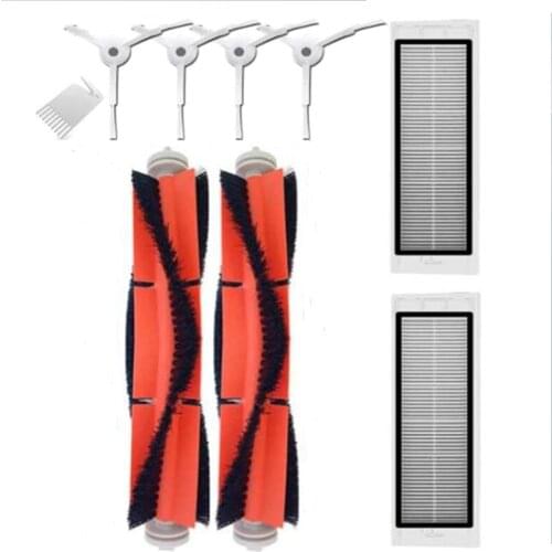 1Set Main Brush Filters Side Brushes Accessories Suitable for Xiaomi Roborock S50 Vacuum Robot Parts