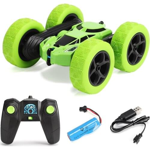 1/18 RC Car 360 Degree Roll Double Sided Stunt Car High Speed Rotating Toy Car Cool Headlight Childrens Toy Car