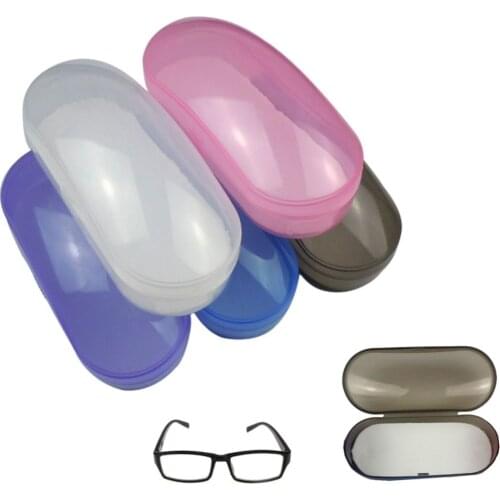 1PC Sunglasses Glasses Case Travel Pack Pouch Plastic Box Portable 5 Colors New Portable Protector